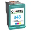 Image de COMETE - 343 - 1 Cartouche d’encre Compatible HP 343 - Couleur - Marque française