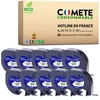 Image de COMETE CONSOMMABLE 91201 Pack de 10 Rubans etiquetteuse compatibles avec DYMO 91201 12mm etiquettes adhésif Noir sur Blanc
