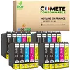 Image de COMETE - T0715 - 20 Cartouches d'encre compatibles avec EPSON T0715XL - 8 Noir + 4 Cyan + 4 Magenta + 4 Jaune - Marque Française