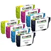 Image de COMETE - 502XL - 8 Cartouches d'encre Compatibles avec Epson 502 ou 502XL - Noir/Couleur