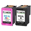 Image de COMETE - 305XL - 2 Cartouches d'encre Compatible avec HP 305 ou 305XL - Marque française