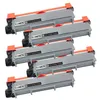 Image de COMETE - TN2320 - 5 Toners Compatibles avec Brother - Noir - Marque française