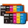 Image de COMETE - 202XL - Multipack 10 Cartouches d’encre Compatible Epson 202 XL - Marque française