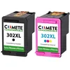 Image de COMETE - 302XL - 2 Cartouches d'encre Compatibles HP 302XL - Sans puce - Marque française