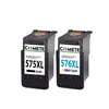 Image de COMETE - 575XL/576XL - 2 Cartouches d'encre Compatibles avec Canon - Marque française