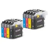 Image de COMETE - LC223 - 8 Cartouches d'encre Compatible Brother LC223 LC221 - Noir et Couleur