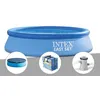 Image de Kit piscine autoportée Intex Easy Set 2,44 x 0,61 m + Bâche de protection + Bâche à bulles + Épurateur à cartouche