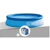 Image de Kit piscine autoportée Intex Easy Set 3,05 x 0,61 m (avec filtration) + Bâche à bulles