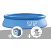 Image de Kit piscine autoportée Intex Easy Set 2,44 x 0,61 m + Bâche à bulles + Épurateur à cartouche
