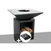 Image de Brasero Artiss G2 Graphite plaque de cuisson acier inoxydable alimentaire + housse de protection