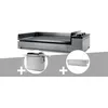 Image de Plancha gaz Premium 75 inox avec chariot et couvercle - Forge Adour