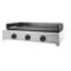 Image de Plancha gaz Forge Adour Modern 75 inox avec chariot