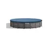 Image de Kit piscine tubulaire Intex Baltik ronde 5,49 x 1,22 m + Bâche à bulles + 6 cartouches de filtration