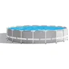 Image de Kit piscine tubulaire Intex Prism Frame ronde 5,49 x 1,22 m + Bâche à bulles + 6 cartouches de filtration