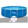 Image de Kit piscine tubulaire Summer Waves Active Frame Pool ronde 4,57 x 1,22 m + 6 cartouches de filtration