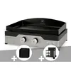 Image de Plancha gaz Signature Allure 260 Duo + Housse de protection + Desserte - Le Marquier