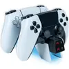 Image de Nacon Gaming Chargeur double USB V4 (PS5), Manette : accessoires, Noir