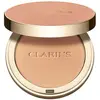 Image de Clarins Ever Matte Compact Powder - Poudre Compacte Matifiante Infusée Au Lait De Pêcher