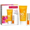 Image de Clarins Duo Protection Solaire SPF30 & Lip Comfort Oil - Solaire visage & huile à lèvres