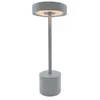 Image de Lampe de table sans fil ROBY Gris clair H30cm