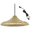 Image de Suspension Extérieure Herbe Marine Beige D70cm Câble 5m