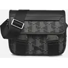 Image de The Blend Monogram Messenger Bag par Lacoste Noir T.U Sacs