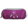 Image de BAGTROTTER Trousse scolaire 2 compartiments Phileas Attrape Rêve Plumes Violette