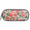 Image de BAGTROTTER Trousse scolaire 2 compartiments Offshore Grise Fleurs