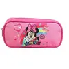 Image de BAGTROTTER Trousse scolaire rectangulaire Disney Minnie Rose Arc en ciel
