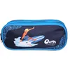 Image de BAGTROTTER Trousse scolaire 2 compartiments Oum Le Dauphin Bleu