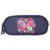 Image de Bagtrotter - Phileas - Trousse Scolaire Rectangulaire - Marine - 2 Compartiments Zippés - 23x7x10cm - Matière Polyester - Accessoire et Papeterie Scolaire