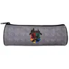 Image de Bagtrotter - Harry Potter -Trousse Scolaire Ronde - Gris - 1 Compartiment Zippé - 22x7x7cm - Matière Polyester - Accessoire et Papeterie Scolaire