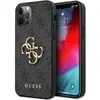 Image de Guess Hard Cover 4G Big Metal Logo (Apple iPhone 12), Coque pour téléphone portable, Rose, Gris, Noir