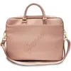 Image de Guess Sacoche informatique Saffiano Vintage Scrip (16"), Sac pour notebook, Pink