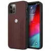 Image de BMW Étui BMHCP12LRSPPR iPhone 12 Pro Max 6,7" czerwony/red hardcase Leather Curve Perforate (Apple iPhone 12 Pro Max), Coque pour téléphone portable, Rouge