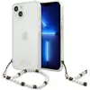 Image de Guess cas (Apple iPhone 13, Apple iPhone 14, Apple iPhone 15), Coque pour téléphone portable, Transparent