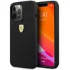 Image de Ferrari FESSIHCP13LBK iPhone 13 Pro / 13 6,1" czarny/black étui rigide en silicone (Apple iPhone 13, Apple iPhone 13 Pro), Coque pour téléphone portable, Noir