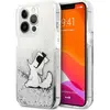 Image de Karl Lagerfeld Cas liquide (Apple iPhone 13 Pro Max), Coque pour téléphone portable, Argent