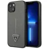 Image de Guess GUHCP13SPSATLG iPhone 13 mini 5,4" srebrny/argent hardcase SaffianoTriangle Logo (Apple iPhone 13 mini), Coque pour téléphone portable, Argent