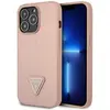 Image de Guess case for iPhone 13 Pro / 13 6.1" GUHCP13LPSATLP pink hard case Saffiano Triangle Logo (Apple iPhone 13 Pro), Coque pour téléphone portable, Rose, Pink
