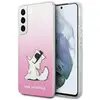 Image de Karl Lagerfeld KLHCS22MCFNRCPI S22 + S906 étui rigide rose (Samsung Galaxy S22+), Coque pour téléphone portable, Pink, Rose