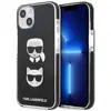 Image de Karl Lagerfeld Hard Cover TPE Karl and Choupette Head Case Black, pour iPhone 13 Mini, KLHCP13STPE2TK (Apple iPhone 13 mini), Coque pour téléphone portable, Noir