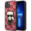 Image de Karl Lagerfeld KLHCP13SPMNIKPI iPhone 13 mini 5.4" étui rigide rouge/rouge Monogram Ikonik Patch (Apple iPhone 13 mini), Coque pour téléphone portable, Rouge