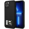 Image de Karl Lagerfeld KLHCP13S3DKPK iPhone 13 mini 5,4 "noir / noir étui rigide Ikonik Patch (Apple iPhone 13 mini), Coque pour téléphone portable, Noir