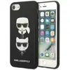 Image de Karl Lagerfeld KLHCI8SAKICKCBK iPhone 7/8 / SE 2020 / SE 2022 noir/black hardcase Saffiano Karl&amp (Apple iPhone 7, Apple iPhone 8), Coque pour téléphone portable, Noir