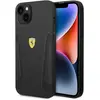 Image de Ferrari FEHCP14MRBUK iPhone 14 Plus 6,7" czarny/black hardcase Leather Stamp Sides (Apple iPhone 14 Plus), Coque pour téléphone portable, Noir