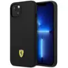 Image de Ferrari FEHCP14SSIBBK iPhone 14 6,1" czarny/black hardcase Silicone Metal Logo (Apple iPhone 14), Coque pour téléphone portable, Noir