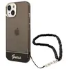 Image de Guess GUHCP14SHGCOHK iPhone 14 6,1" czarny/black hardcase Translucent Pearl Strap (Apple iPhone 14), Coque pour téléphone portable, Noir