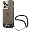 Image de Guess GUHCP14LHGCOHK iPhone 14 Pro 6,1" czarny/black hardcase Translucent Pearl Strap (Apple iPhone 14 Pro), Coque pour téléphone portable, Noir