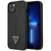 Image de Guess GUHCP14MPSATLK iPhone 14 Plus 6,7" czarny/black étui rigide SaffianoTriangle Logo (Apple iPhone 14 Plus), Coque pour téléphone portable, Noir